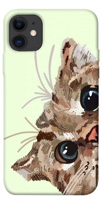Чехол itsPrint Cat muzzle для Apple iPhone 11 (6.1"), животные, купить оптом с доставкой