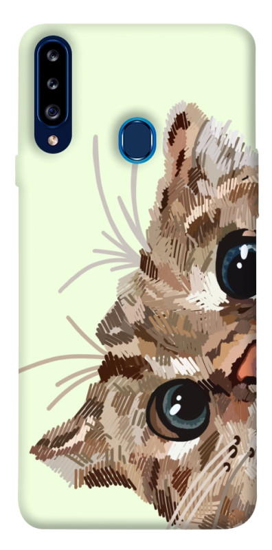 Чохол itsPrint Cat muzzle для Samsung Galaxy A20s, тварини, купити оптом з доставкою