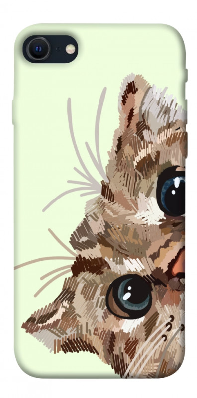 Чехол itsPrint Cat muzzle для Apple iPhone SE (2020), животные, купить оптом с доставкой