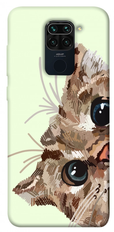 Чехол itsPrint Cat muzzle для Xiaomi Redmi Note 9 / Redmi 10X, животные, купить оптом с доставкой