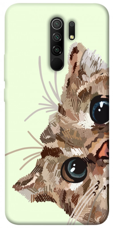 Чехол itsPrint Cat muzzle для Xiaomi Redmi 9, животные, купить оптом с доставкой