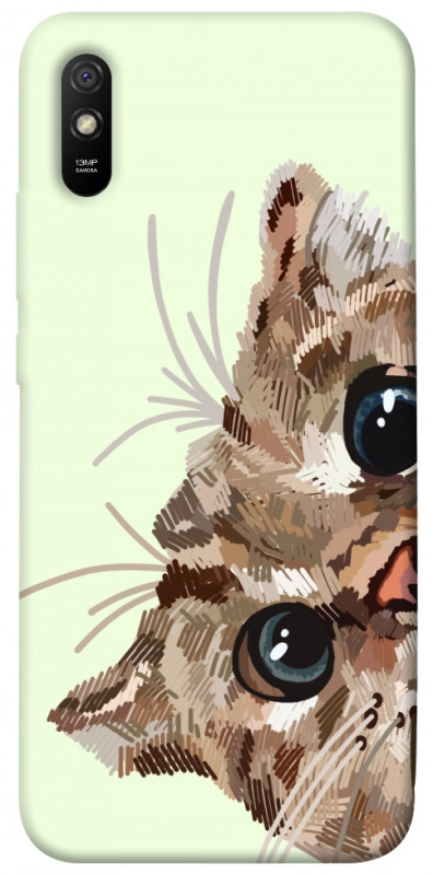 Чехол itsPrint Cat muzzle для Xiaomi Redmi 9A, животные, купить оптом с доставкой