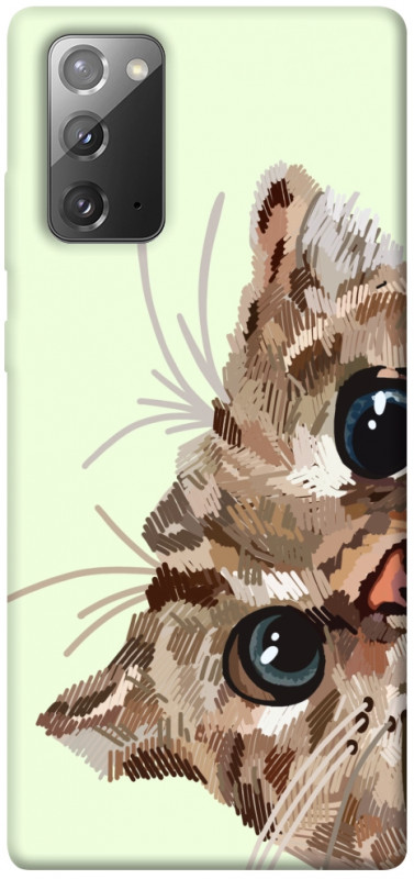 Чехол itsPrint Cat muzzle для Samsung Galaxy Note 20, животные, купить оптом с доставкой