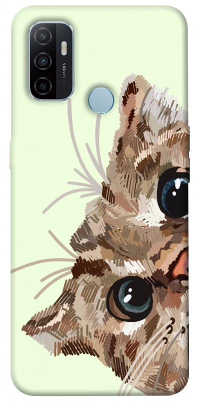 Чехол itsPrint Cat muzzle для Oppo A53 / A32 / A33, животные, купить оптом с доставкой