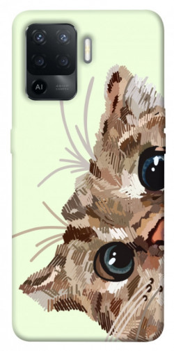 Чехол itsPrint Cat muzzle для Oppo Reno 5 Lite
