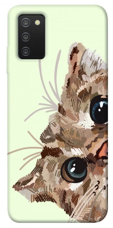 Чехол itsPrint Cat muzzle для Samsung Galaxy A03s, животные, купить оптом с доставкой