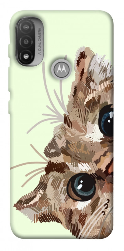 Чехол itsPrint Cat muzzle для Motorola Moto E20, животные, купить оптом с доставкой