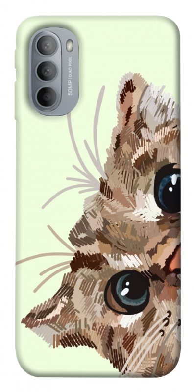 Чехол itsPrint Cat muzzle для Motorola Moto G31, животные, купить оптом с доставкой
