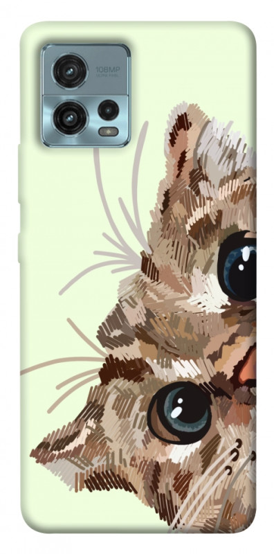 Чехол itsPrint Cat muzzle для Motorola Moto G72, животные, купить оптом с доставкой
