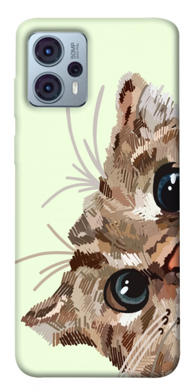 Чехол itsPrint Cat muzzle для Motorola Moto G23, животные, купить оптом с доставкой