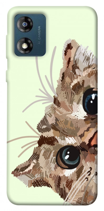 Чехол itsPrint Cat muzzle для Motorola Moto E13, животные, купить оптом с доставкой