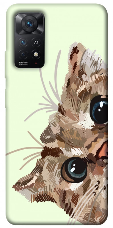 Чехол itsPrint Cat muzzle для Xiaomi Redmi Note 11 Pro 4G/5G, животные, купить оптом с доставкой