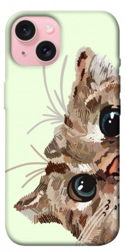 Чехол itsPrint Cat muzzle для Apple iPhone 15 (6.1")