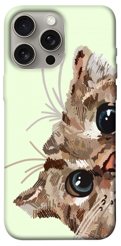 Чехол itsPrint Cat muzzle для Apple iPhone 15 Pro Max (6.7"), животные, купить оптом с доставкой