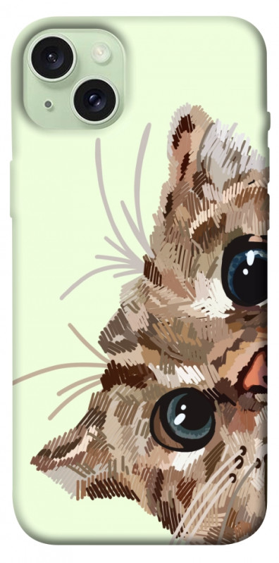 Чехол itsPrint Cat muzzle для Apple iPhone 15 Plus (6.7"), животные, купить оптом с доставкой