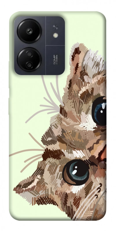 Чехол itsPrint Cat muzzle для Xiaomi Redmi 13C, животные, купить оптом с доставкой