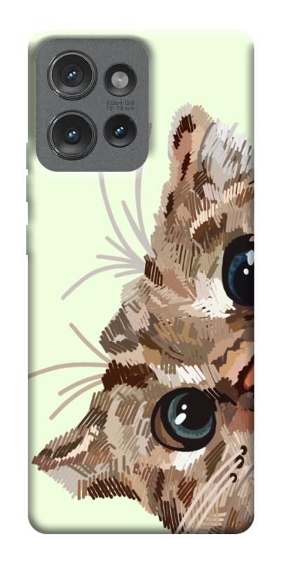 Чехол itsPrint Cat muzzle для Motorola Edge 50, животные, купить оптом с доставкой