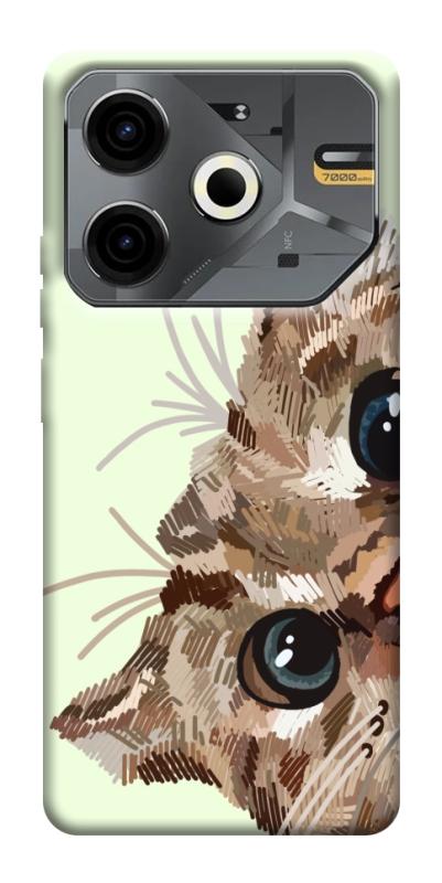 Чехол itsPrint Cat muzzle для TECNO Pova 6 Neo (LI6), животные, купить оптом с доставкой