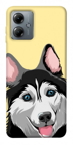 Чехол itsPrint Husky dog для Motorola Moto G14