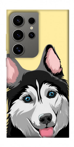 Чехол itsPrint Husky dog для Samsung Galaxy S24 Ultra