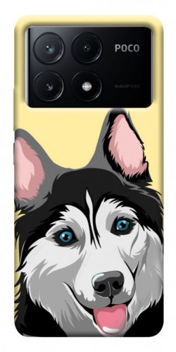 Чехол itsPrint Husky dog для Xiaomi Poco X6