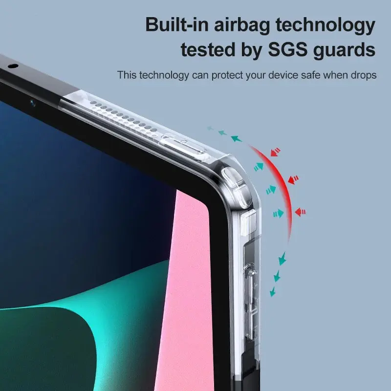 Уценка TPU+PC чехол Xundd c усиленными углами для Xiaomi Pad 5 / Pad 5 Pro (11"), Поврежденная упаковка / Черный 5, TPU+PC, купить оптом с доставкой