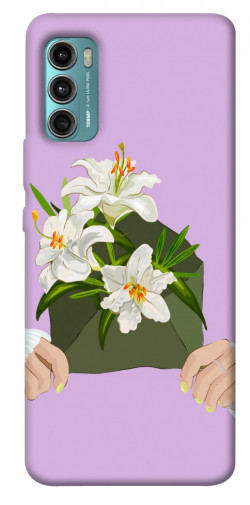 Чехол itsPrint Flower message для Motorola Moto G60