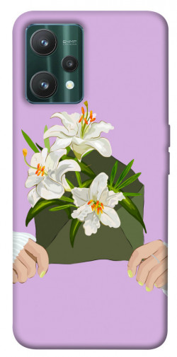 Чехол itsPrint Flower message для Realme 9 Pro