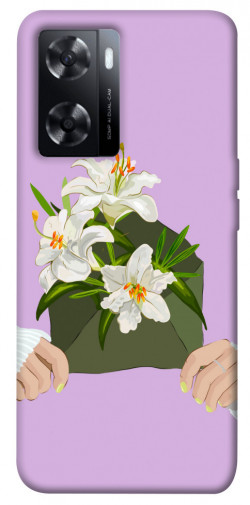 Чехол itsPrint Flower message для Oppo A57s