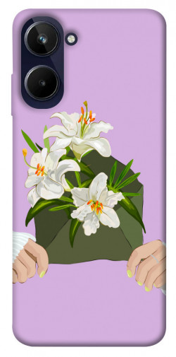Чехол itsPrint Flower message для Realme 10 4G