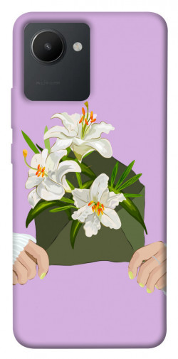Чехол itsPrint Flower message для Realme C30