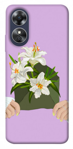 Чехол itsPrint Flower message для Oppo A17
