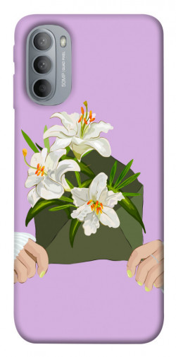 Чехол itsPrint Flower message для Motorola Moto G31