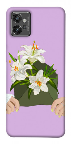 Чехол itsPrint Flower message для Motorola Moto G32