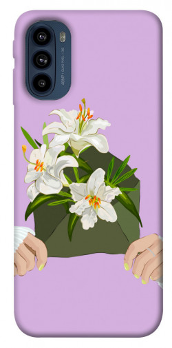 Чехол itsPrint Flower message для Motorola Moto G41