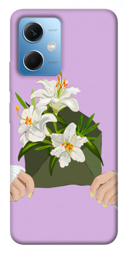 Чехол itsPrint Flower message для Xiaomi Poco X5 5G