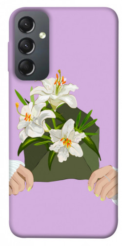 Чехол itsPrint Flower message для Samsung Galaxy A24 4G