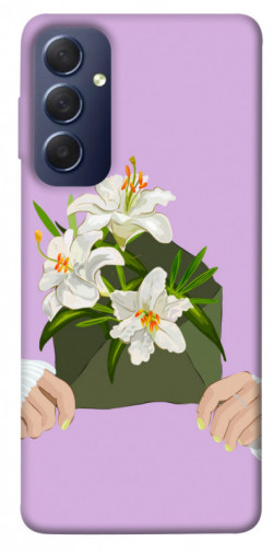 Чехол itsPrint Flower message для Samsung Galaxy M54 5G
