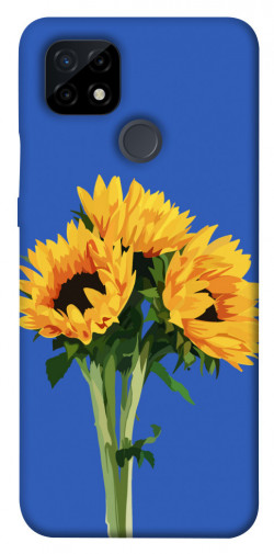 Чехол itsPrint Bouquet of sunflowers для Realme C21