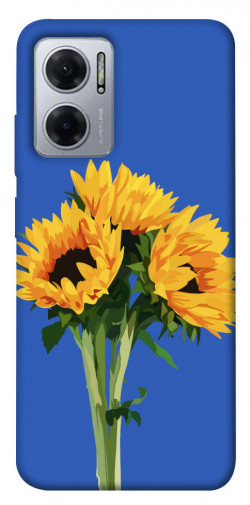 Чехол itsPrint Bouquet of sunflowers для Xiaomi Redmi Note 11E