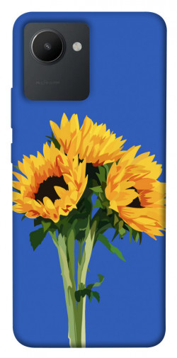 Чехол itsPrint Bouquet of sunflowers для Realme C30