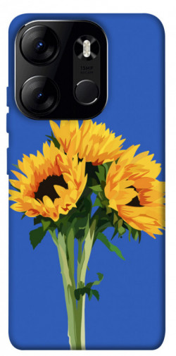 Чехол itsPrint Bouquet of sunflowers для Tecno Spark Go 2023