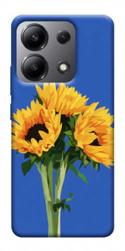 Чохол itsPrint Bouquet of sunflowers для Xiaomi Redmi Note 13 4G