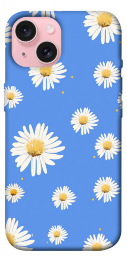 Чохол itsPrint Chamomile pattern для Apple iPhone 15 (6.1")