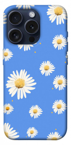 Чехол itsPrint Chamomile pattern для Apple iPhone 15 Pro (6.1")