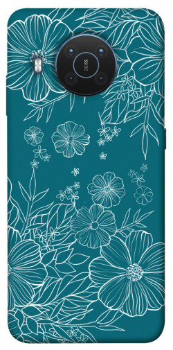 Чехол itsPrint Botanical illustration для Nokia X10 / X20