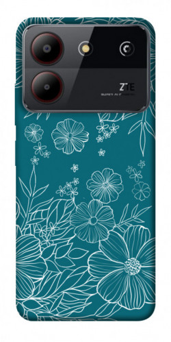 Чехол itsPrint Botanical illustration для ZTE Blade A54 4G