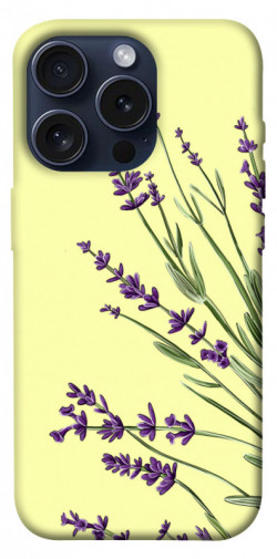 Чехол itsPrint Lavender art для Apple iPhone 15 Pro (6.1")