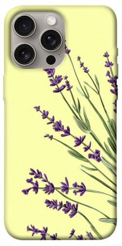 Чохол itsPrint Lavender art для Apple iPhone 15 Pro Max (6.7")