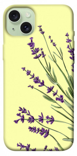 Чехол itsPrint Lavender art для Apple iPhone 15 Plus (6.7")